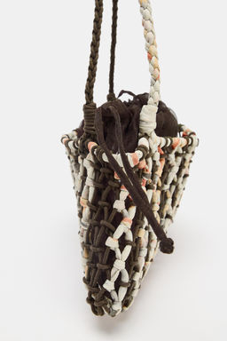 BRAIDED KNIT MINI BAG - Zara фото 7