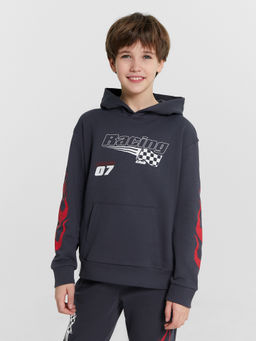 Комплект для мальчиков серый с принтом и надписью Racing - Mark formelle фото 4