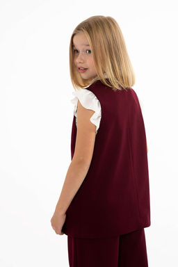 Школьный жилет для девочки Mooriposh, модель 1107/1