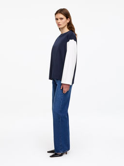Camiseta de manga larga relaxed fit - H&m фото 8
