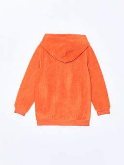 Bisiklet Yaka Uzun Kollu Bask?l? Erkek Bebek Fermuarl? Sweatshirt - Waikiki фото 3