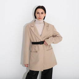 Ремень женский, ширина 3 см, винт, пряжка металл, цвет чёрный - Simaland фото 3