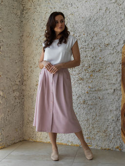 юбка ЛЕН с ВИСКОЗОЙ - Трика фото 2