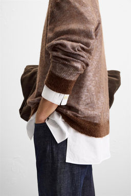 CONTRAST CARDIGAN - Zara фото 6