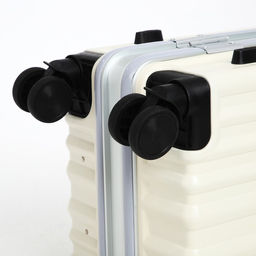 Чемодан малый 20, отдел на молнии, 2 кодовых замка, 4 колеса, крючок, цвет бежевый - Simaland фото 8