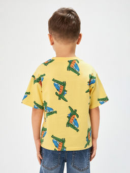 ACOOLA / Футболка детская для мальчиков Croco желтый  фото 2