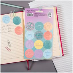 Наклейки на листе "Positive mind" (MS_41667, MESHU) 12*21см