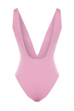 S?klamen Derin Dekolteli Dugumlu Normal Paca Mayo TBESS23MA00364