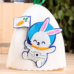 Шапка для бани с аппликацией Покоритель Луны - Simaland фото 2