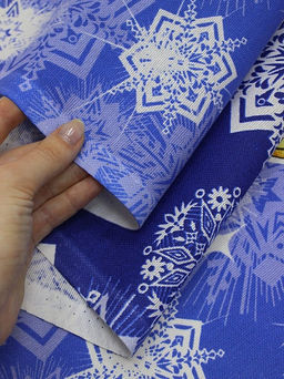 Рогожка Волшебница, СОРТ2, ш.1.5м, хлопок-100%, 165гр/м.кв, раппорт 64см - Купава фото 3