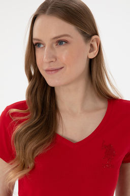 Kad_n K_rm_z_ Basic Ti__rt Sepette S_rpriz _ndirim - U.s. polo assn фото 2