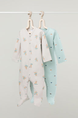 К 6025-2уп/серфинг,маленькие кораблики набор комбинезон (слип) яс - Crockid фото 2