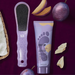 Питательный крем для ног с экстрактом сливы и маслом ши Feet Up - Oriflame фото 5