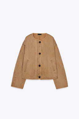 WASHED-EFFECT PADDED JACKET - Zara фото 5