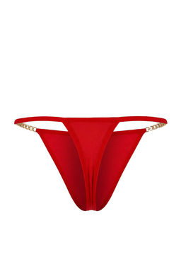 Siyah-K?rm?z? 2li Micro Zincir Detayl? String Kulot THMSS26KU00008