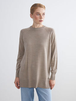 Bisiklet Yaka Kad?n Triko Kazak