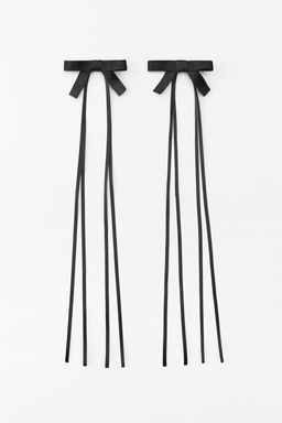 2-PACK OF SATIN BOW HAIR CLIPS - Zara фото 3