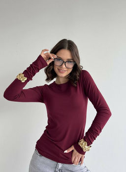 лонгслив вискоза легкая качества пенье, кофе - Knitka wear фото 41