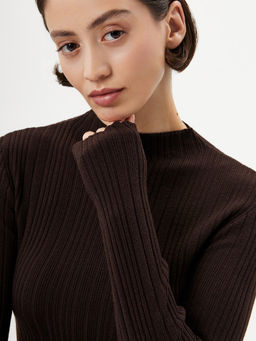 Джемпер женский 12511-53056 chocolate