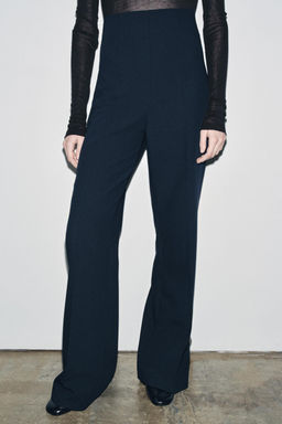 ZW COLLECTION HIGH-WAIST ZIP TROUSERS - Zara фото 8