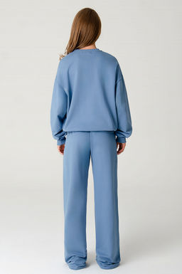 Арт. 2-540 Костюм женский с брюками 44-50 (4 шт) Цвет:Голубой - Калинка фото 6