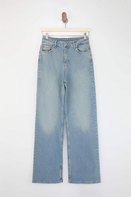 Mavi Yuksek Bel Orta Esnek Wide Leg Genis Paca Jeans TWOSS26JE00118