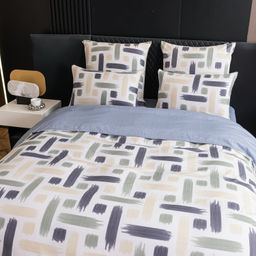 Комплект постельного белья Сатин 100% хлопок C622 Евро/70-70 2 шт;50-70 2 шт - Ситрейд фото 4