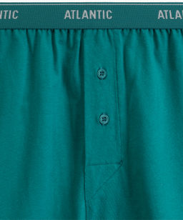 ATLANTIC 2RMX-001 Трусы боксеры - набор (2 шт.) бирюзово-зеленый + темно-голубой  фото 3