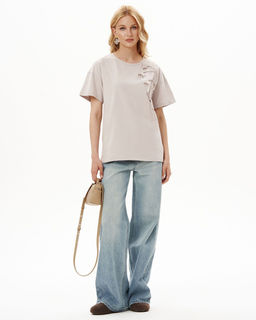 Футболка с объёмными цветами FAS005 - Sahar art lab фото 10