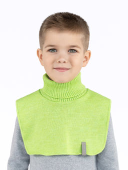 Манишка вязаная черная Ш-111 (48-54)