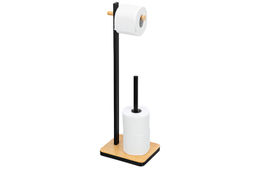 Держатель для туалетной бумаги 22*18*68 см на бамбуковой подставке