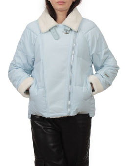 S24-163 BLUE Куртка демисезонная женская (100 гр. холлофайбер) - Fashion фото 3