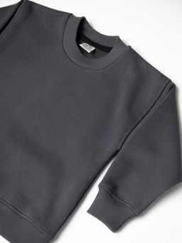 Костюм детский трикотажный с начёсом, тем.серый - Lesi kids фото 7