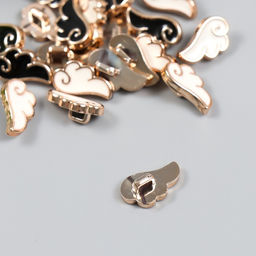 Пуговицы пластик для творчества на ножке Облака набор 20 шт МИКС 1,5х0,9 см - Арт узор фото 3