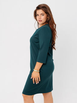 Платье женское П-186 (нейлон г/к) Зелёная