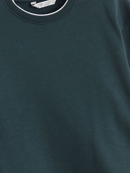 Bisiklet Yaka Erkek ?ocuk Sweatshirt