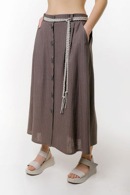 удлиняет женскую фигуру, 70% лен, 30% вискоза, ЮБКА