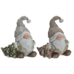 Фигрка декоративная "Гном" с подсветкой (LR44x2,прилаг), L13 W9 H17 см, 2в.