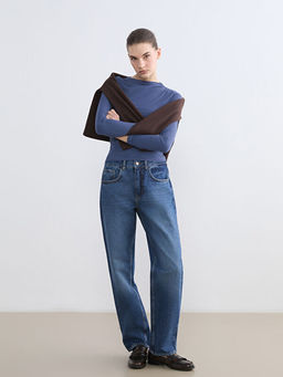 Boyfriend Fit Kad?n Jean Pantolon