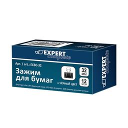 Expert Complete Зажим для бумаг ECBC-32 32 мм 12 x 12 шт. черный