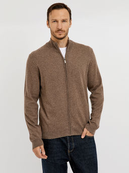 кардиган мужской базовый на молнии - Glenfield фото 6