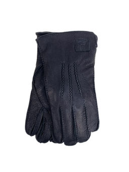 Перчатки мужские из натуральной кожи цвет черный