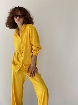 9406 Костюм летний в цвете шафран - Martichelli фото 17
