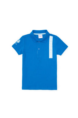 Erkek _ocuk Polo Yaka Kobalt Mavi Ti__rt Sepette S_rpriz _ndirim