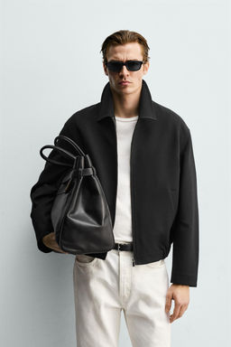 CAZADORA RELAXED FIT CONFORT / Negro - Zara фото 2