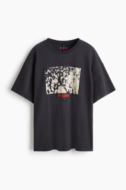 Camiseta oversize con motivo estampado - H&m фото 11