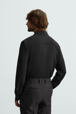 TEXTURED STRETCH SHIRT - Zara фото 13