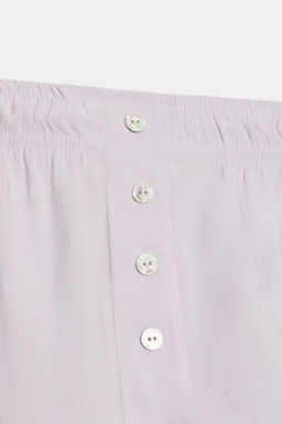 SHORTS FLUIDOS BOTONES / Malva claro - Zara фото 8