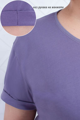 Арт. 4138 Туника женская 50-58 (5 шт) Цвет:пыльная сирень - Калинка фото 4