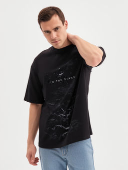 Футболка мужская MINAKU: STARS, размер 54, чёрная